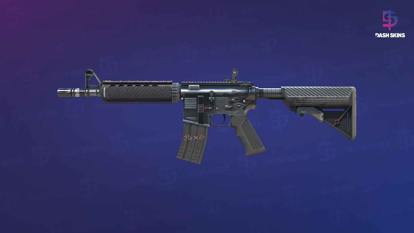 M4A4 | Magnesium (Well-Worn) Screenshot Playside