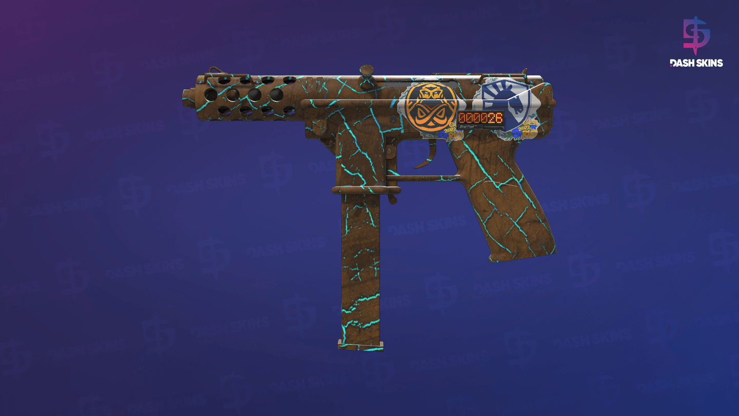 StatTrak™ Tec-9 | Cracked Opal (Minimal Wear) Screenshot Playside