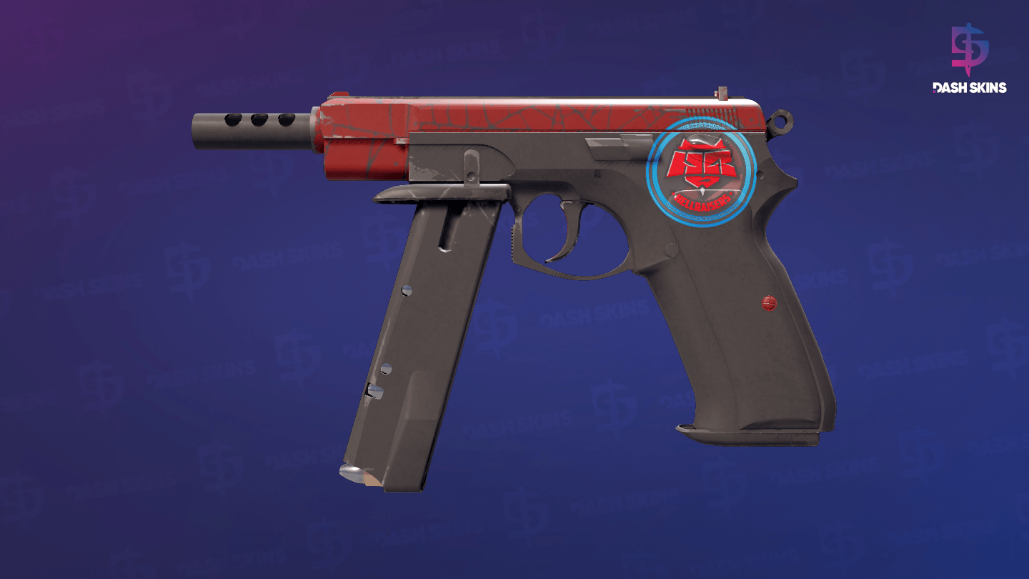 CZ75-Auto | Crimson Web (Field-Tested) Screenshot Playside