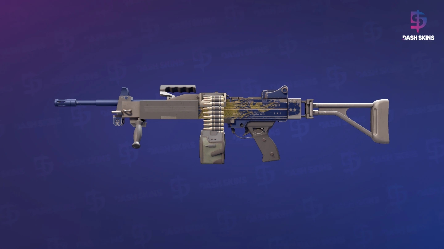 Negev | Man-o'-war (Minimal Wear) Screenshot Playside