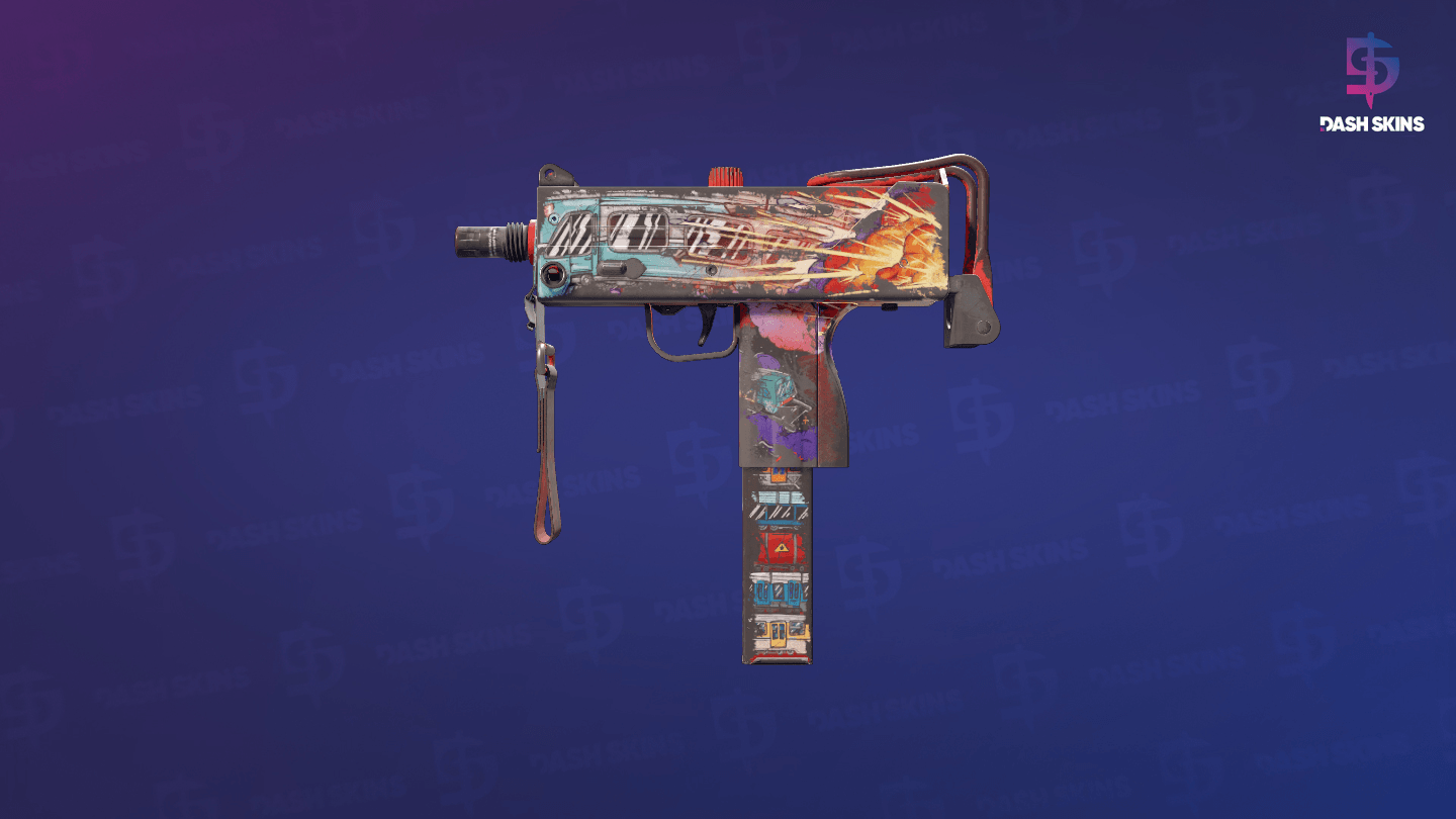 MAC-10 | Derailment (Battle-Scarred) Screenshot Playside