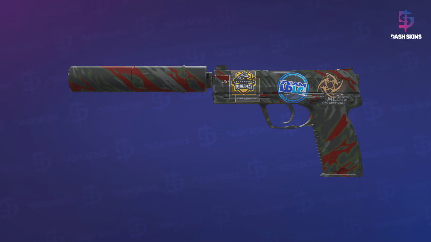 USP-S | Blood Tiger (Minimal Wear) Screenshot Playside