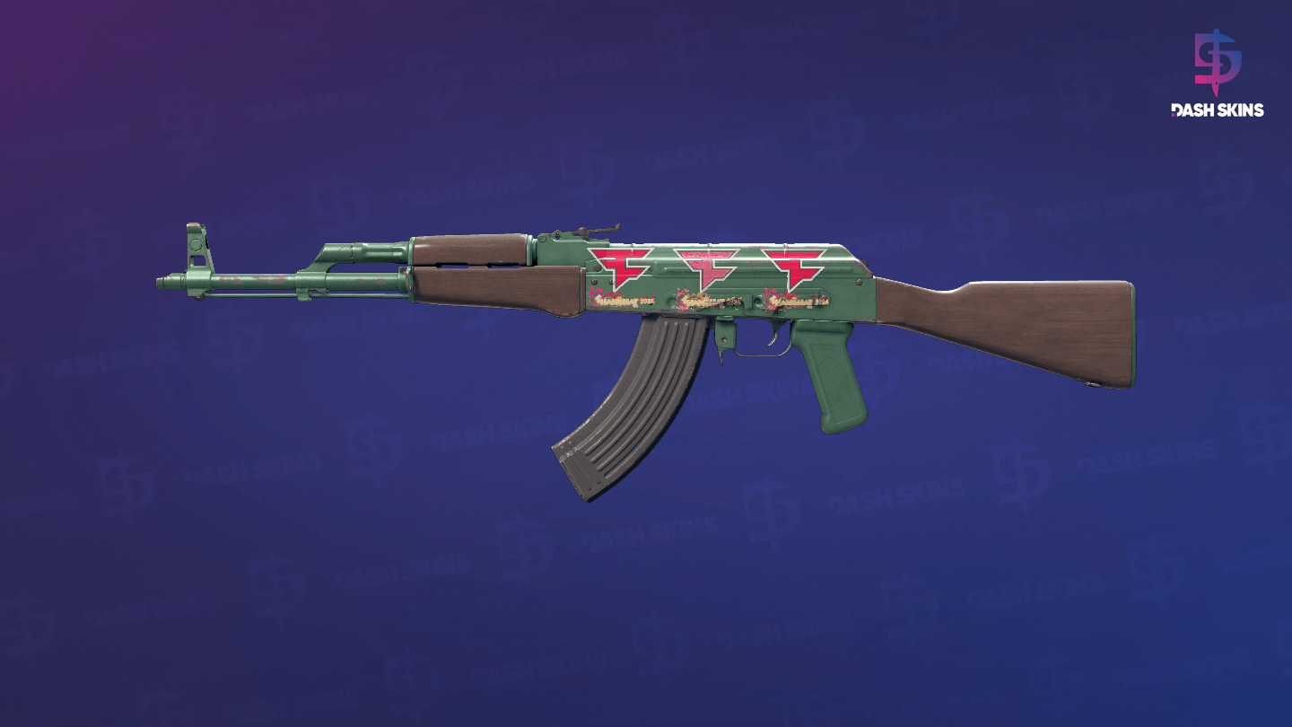 AK-47 | Wintergreen (Field-Tested) Screenshot Playside