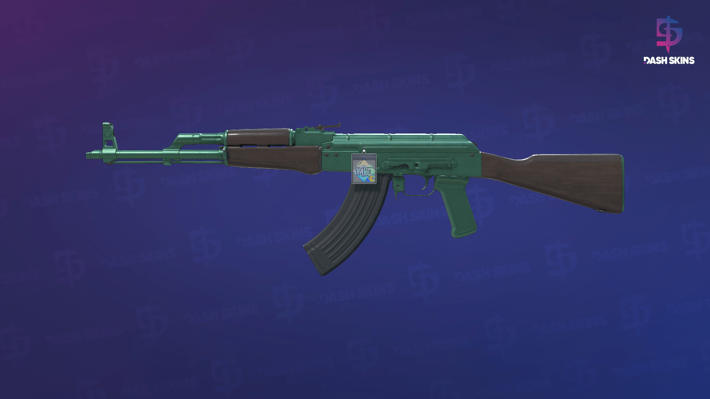 AK-47 | Wintergreen (Minimal Wear) Screenshot Playside