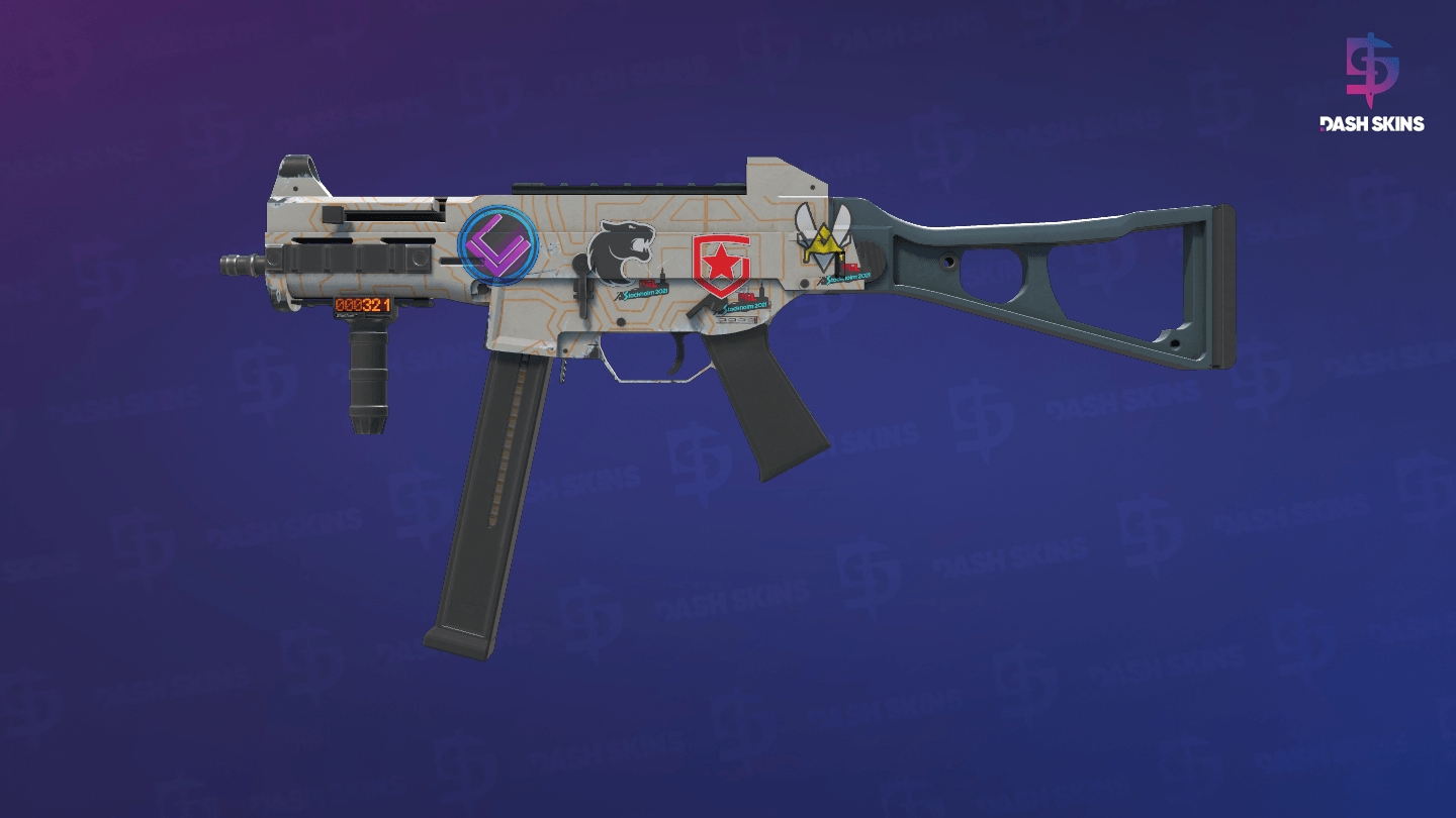 StatTrak™ UMP-45 | Labyrinth (Minimal Wear) Screenshot Playside