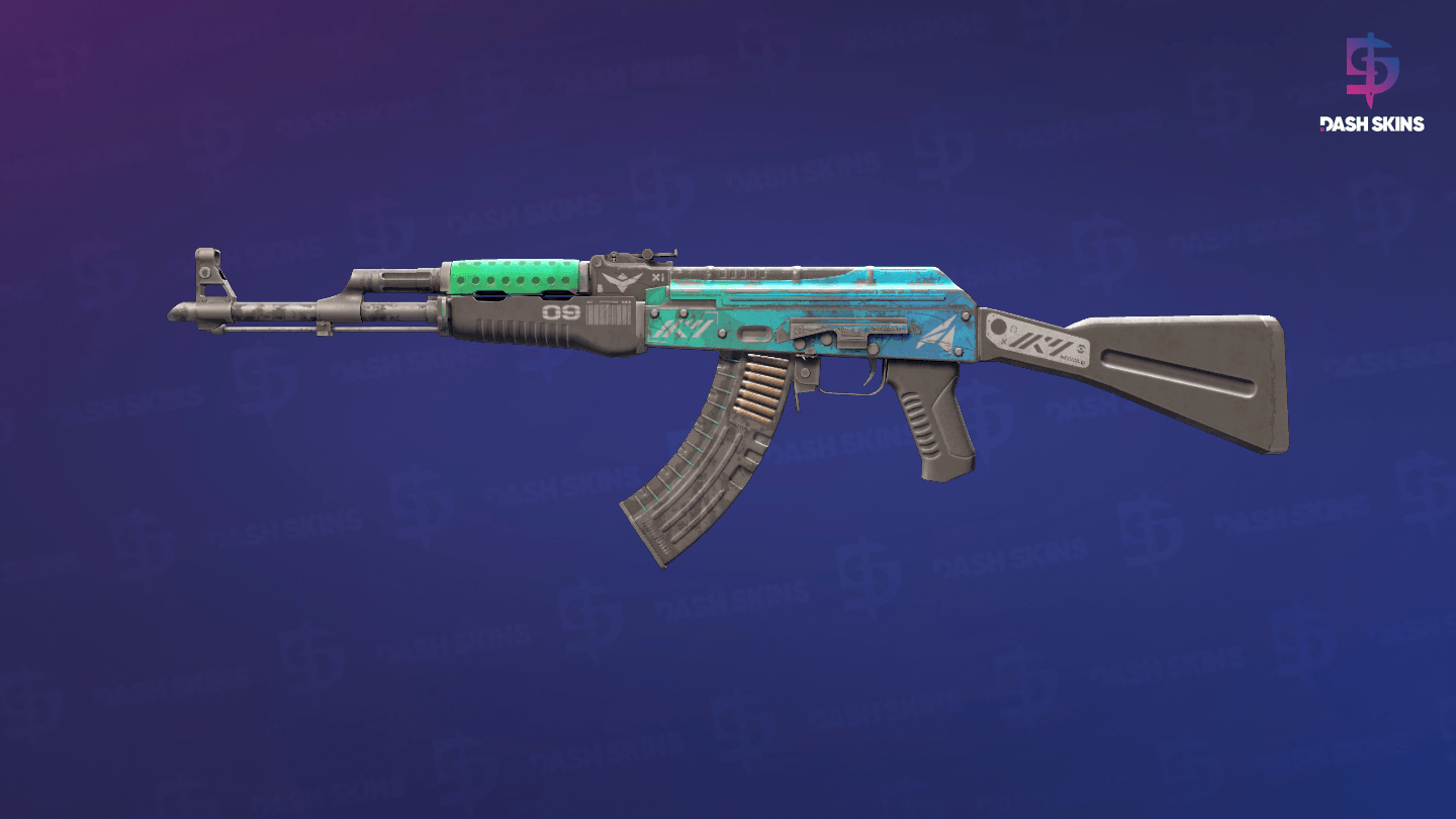 AK-47 | Ice Coaled (Battle-Scarred) Screenshot Playside