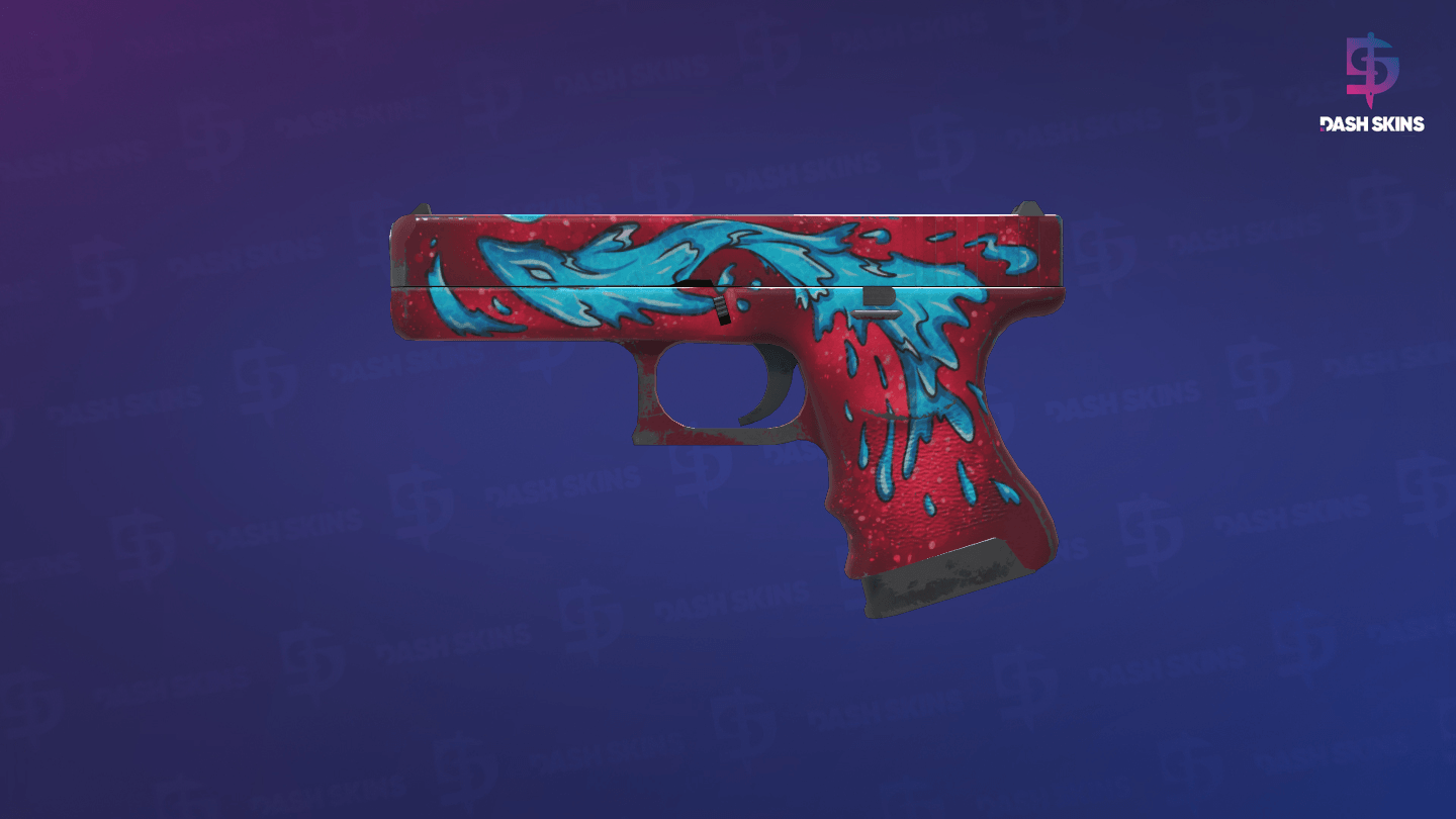 Glock-18 | Water Elemental (Field-Tested) Screenshot Playside