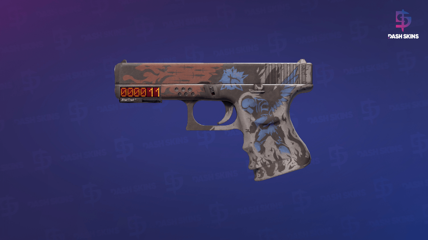 StatTrak™ Glock-18 | Sacrifice (Minimal Wear) Screenshot Playside
