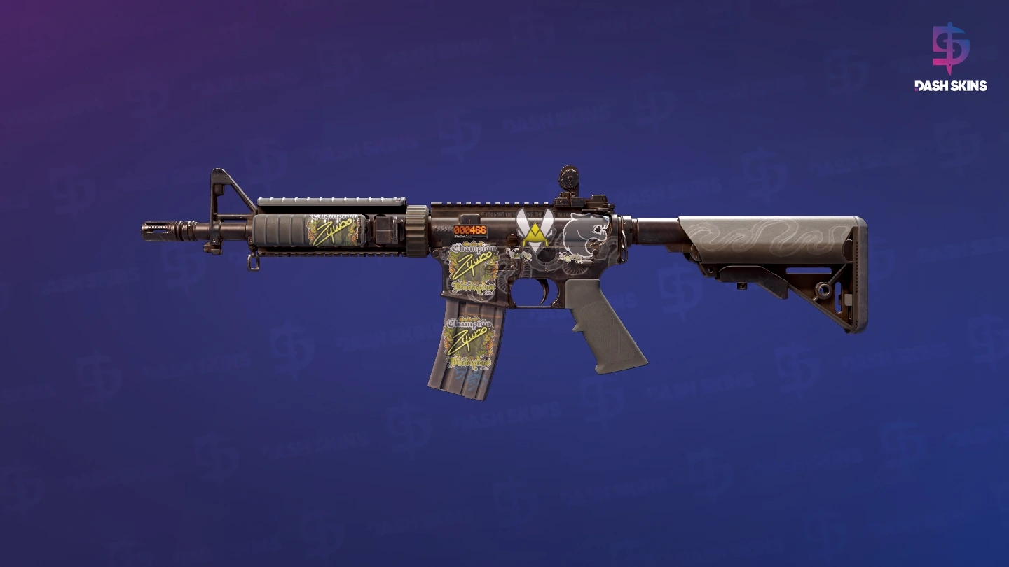 StatTrak™ M4A4 | Etch Lord (Field-Tested) Screenshot Playside