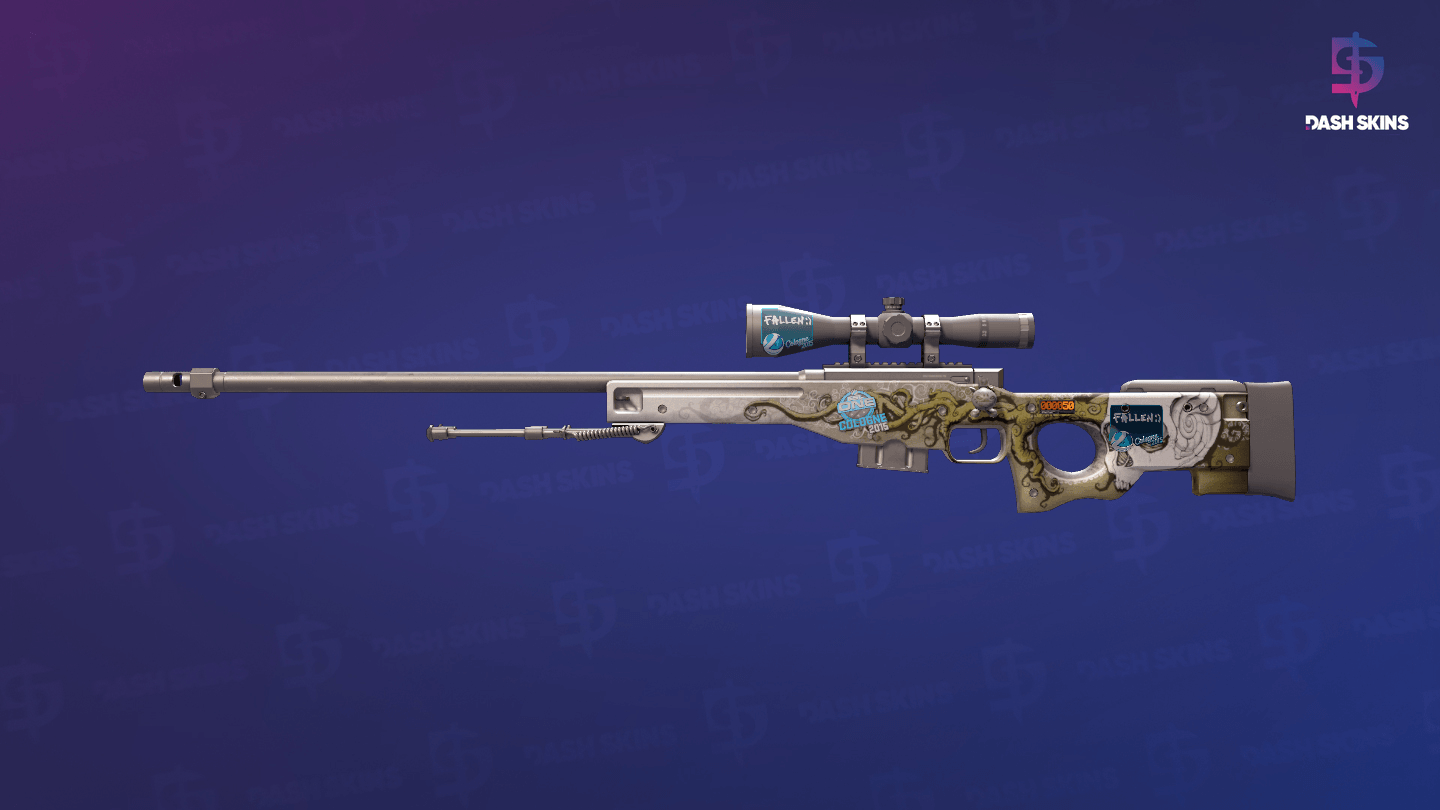 StatTrak™ AWP | Worm God (Factory New) Screenshot Playside