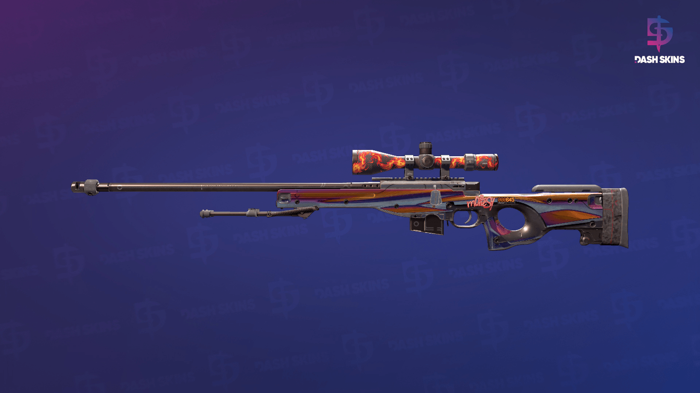 StatTrak™ AWP | Chrome Cannon (Well-Worn) Screenshot Playside