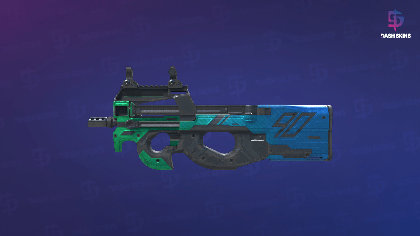 P90 | Wave Breaker (Well-Worn) Screenshot Playside