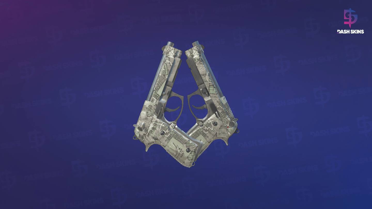 Dual Berettas | Heist (Factory New) Screenshot Playside