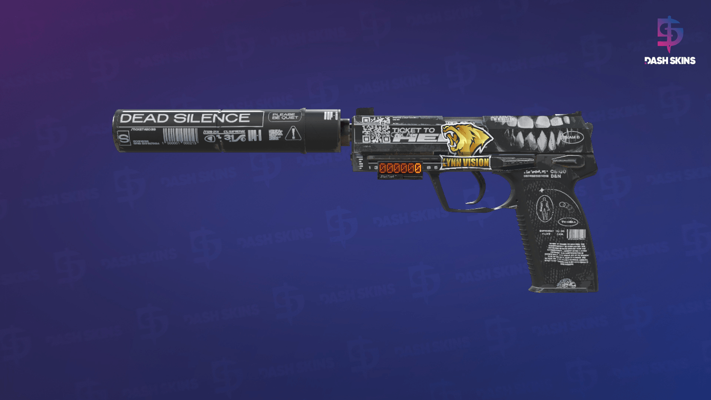 StatTrak™ USP-S | Ticket to Hell (Field-Tested) Screenshot Playside