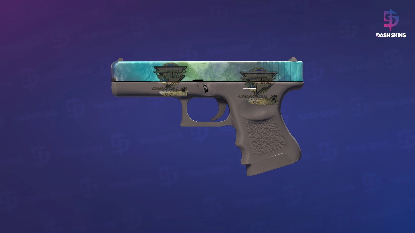Glock-18 | Gamma Doppler (Factory New) - Phase 4 Screenshot Playside