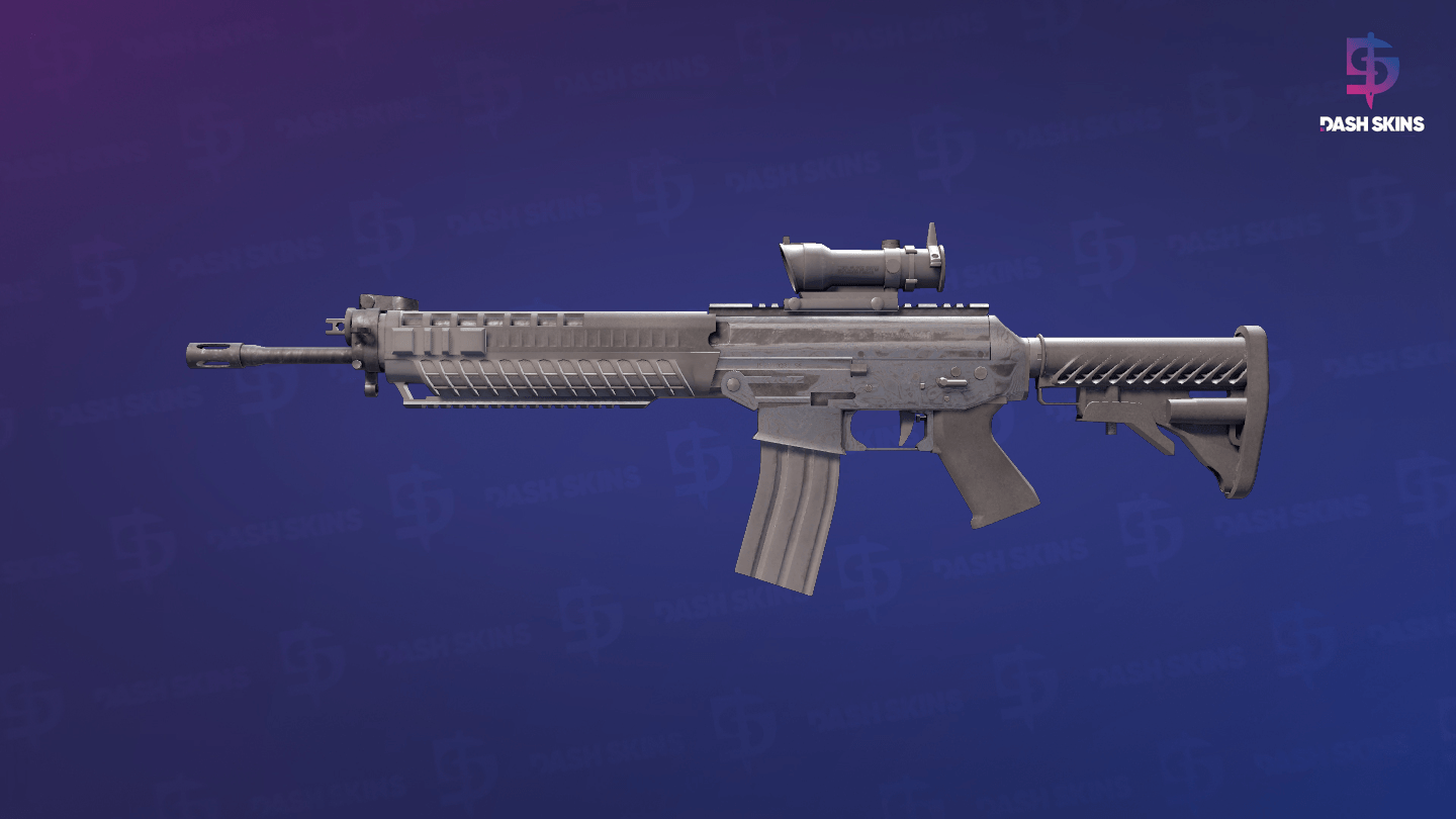 SG 553 | Damascus Steel (Factory New) Screenshot Playside