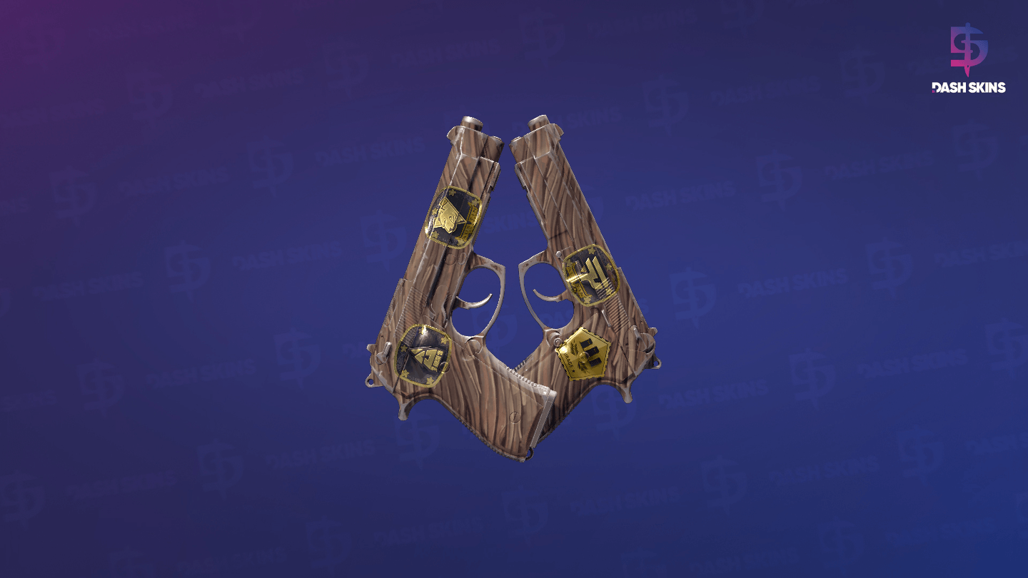 Souvenir Dual Berettas | Drift Wood (Field-Tested) Screenshot Playside