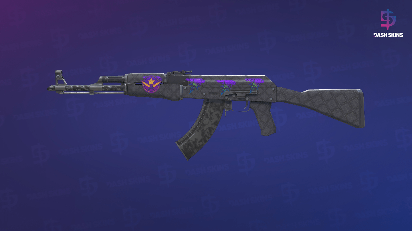 AK-47 | Baroque Purple (Battle-Scarred) Screenshot Playside