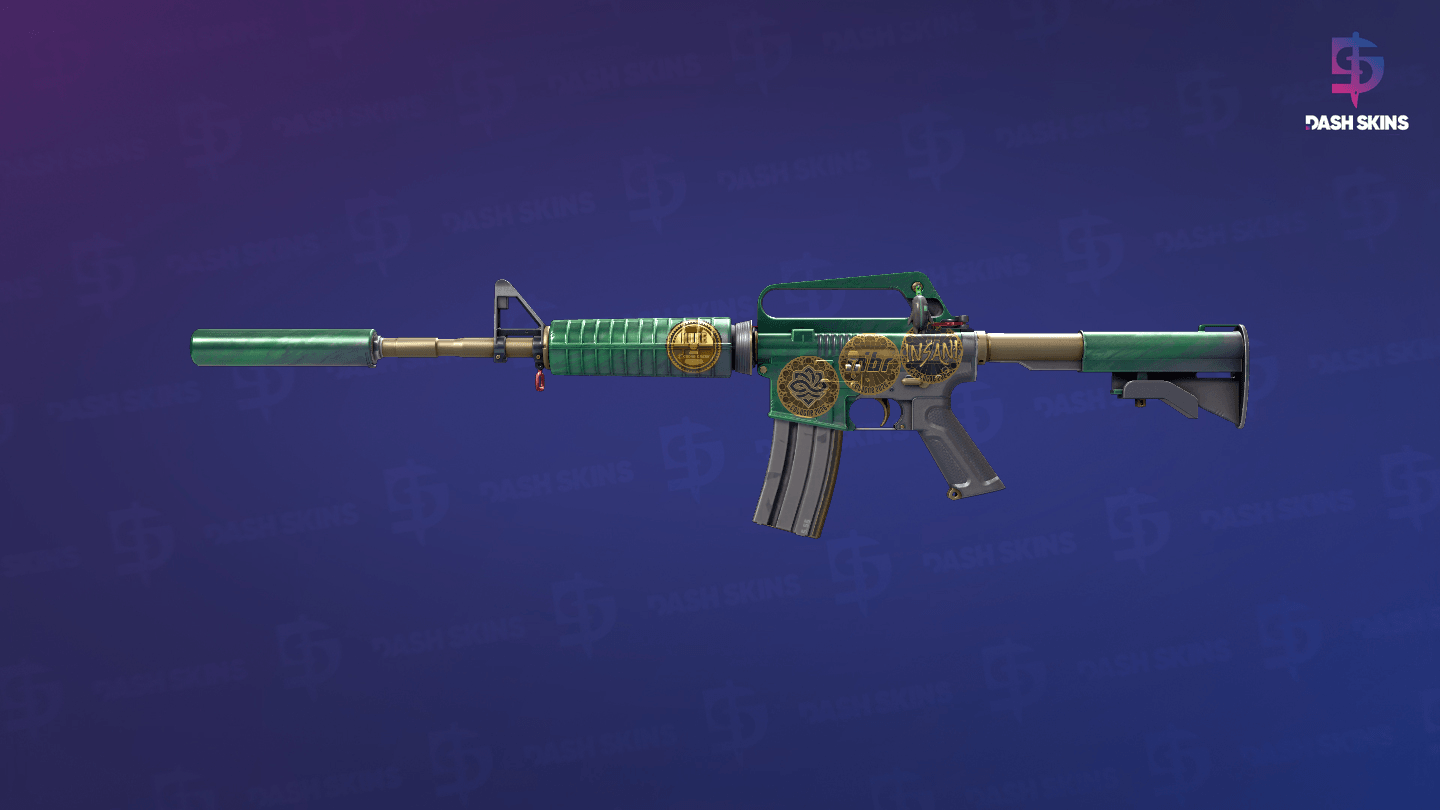 Souvenir M4A1-S | Electrum (Minimal Wear) Screenshot Playside