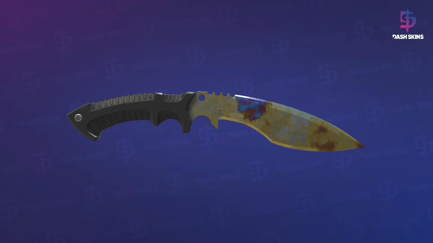 ★ Kukri Knife | Case Hardened (Well-Worn) Screenshot Playside