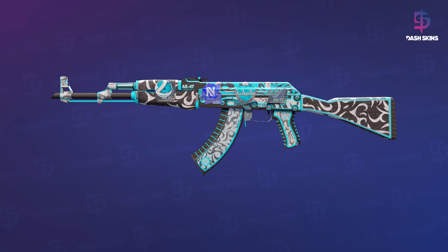 AK-47 | Frontside Misty (Minimal Wear) Screenshot Playside