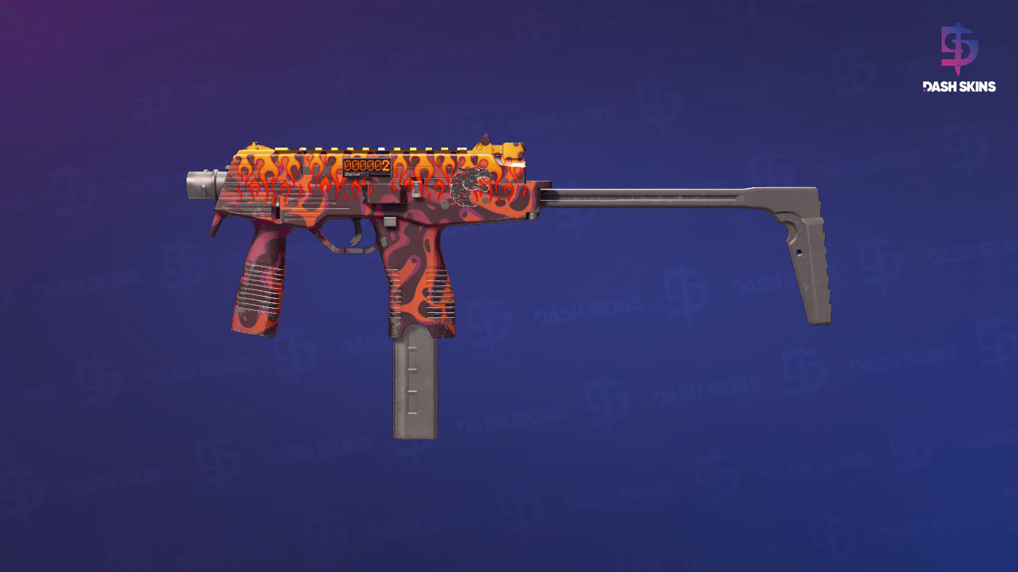 StatTrak™ MP9 | Ruby Poison Dart (Minimal Wear) Screenshot Playside