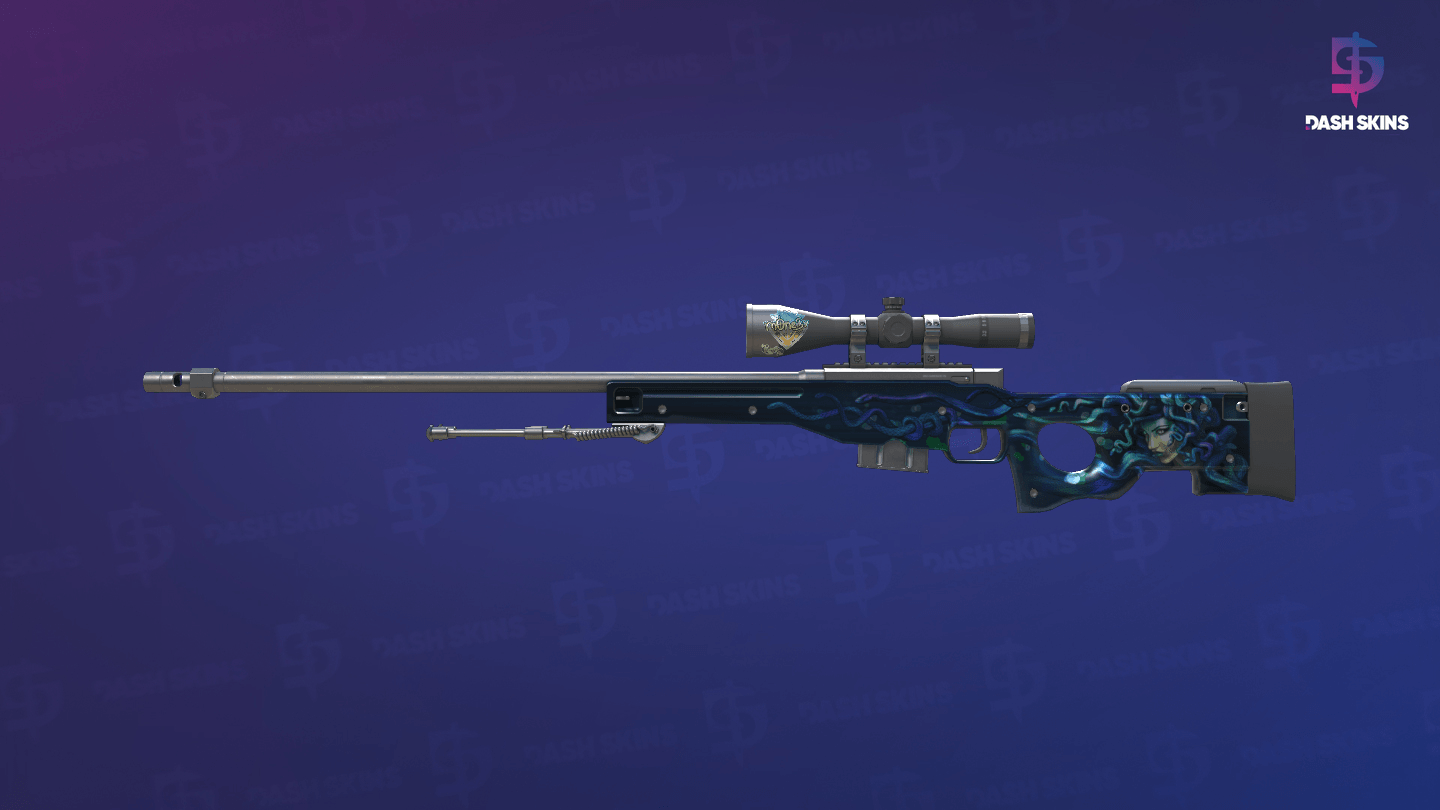 AWP | Medusa (Well-Worn) Screenshot Playside