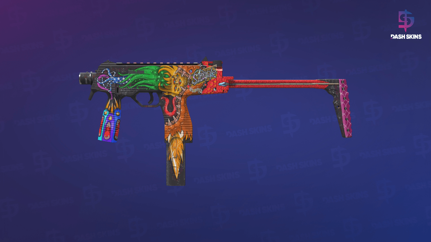 MP9 | Food Chain (Minimal Wear) Screenshot Playside