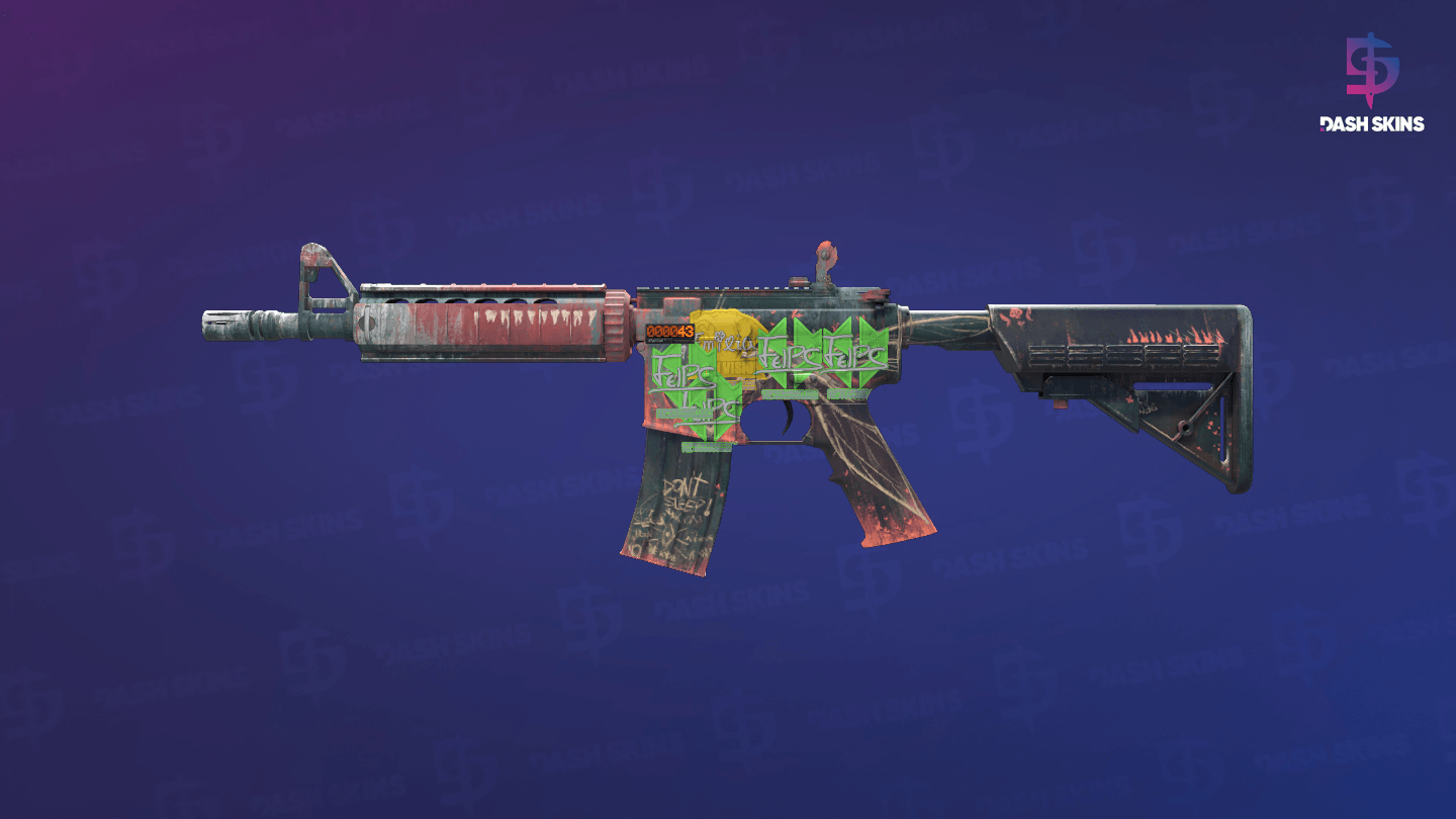 StatTrak™ M4A4 | Tooth Fairy (Factory New) Screenshot Playside