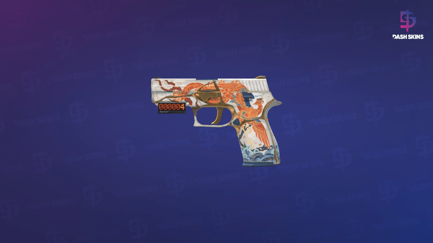StatTrak™ P250 | Kintsugi (Minimal Wear) Screenshot Playside
