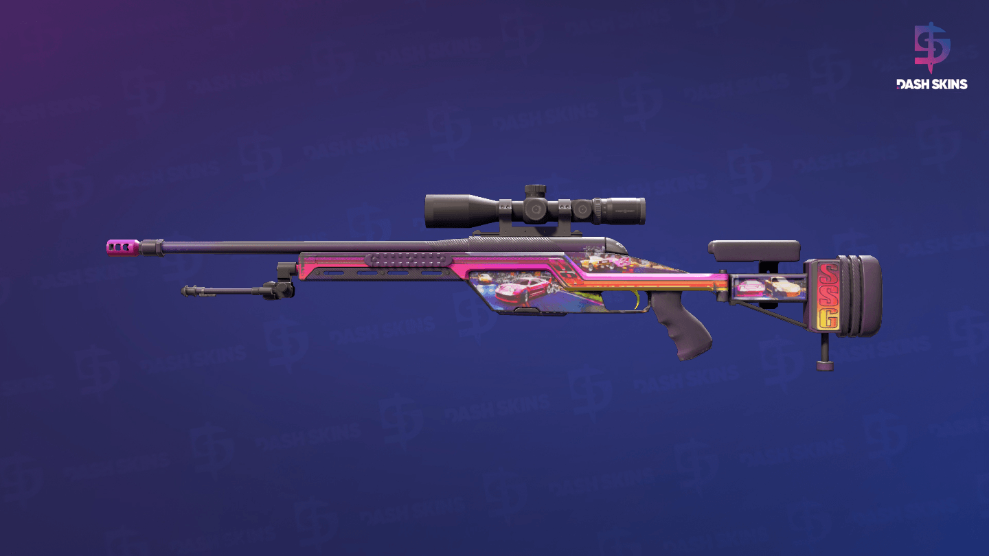 SSG 08 | Turbo Peek (Minimal Wear) Screenshot Playside