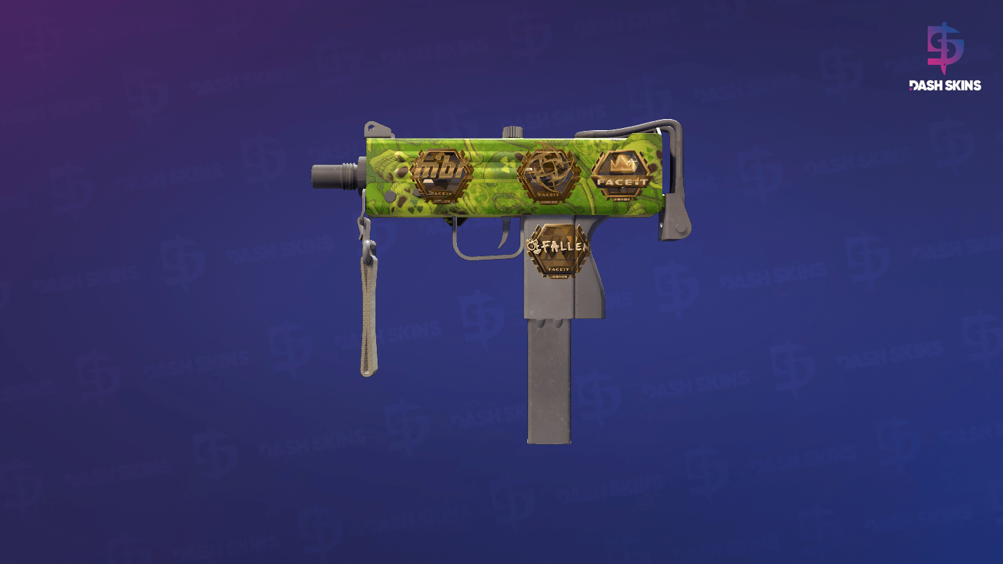 Souvenir MAC-10 | Nuclear Garden (Minimal Wear) Screenshot Playside