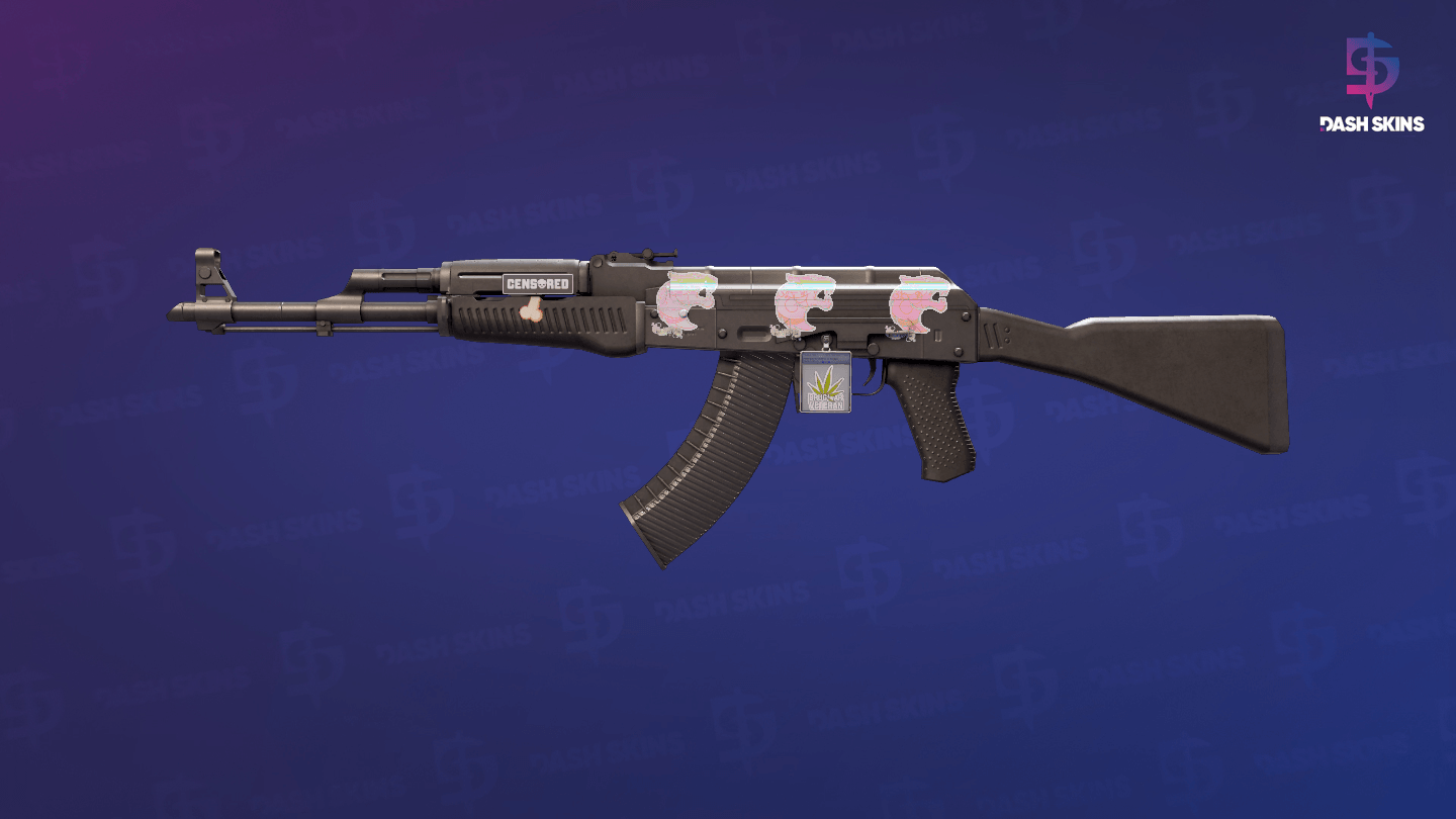 AK-47 | Slate (Well-Worn) Screenshot Playside