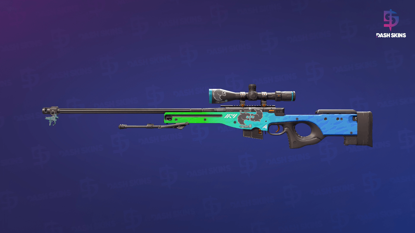 AWP | Ice Coaled (Minimal Wear) Screenshot Playside