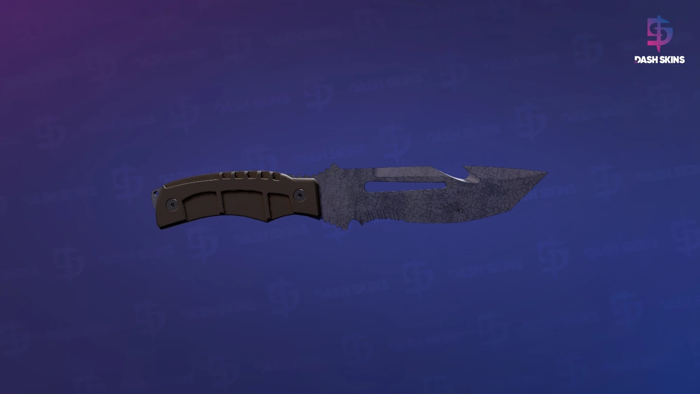 ★ Survival Knife | Blue Steel (Battle-Scarred) Screenshot Playside