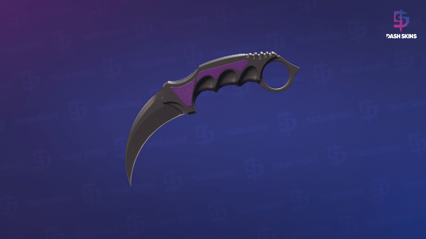 ★ Karambit | Ultraviolet (Minimal Wear) Screenshot Playside
