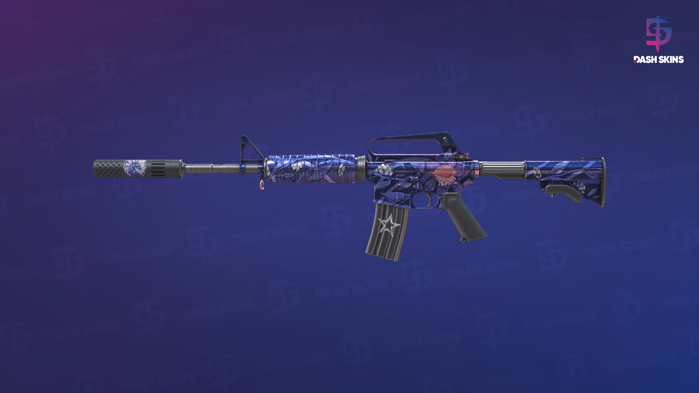 M4A1-S | Black Lotus (Minimal Wear) Screenshot Playside