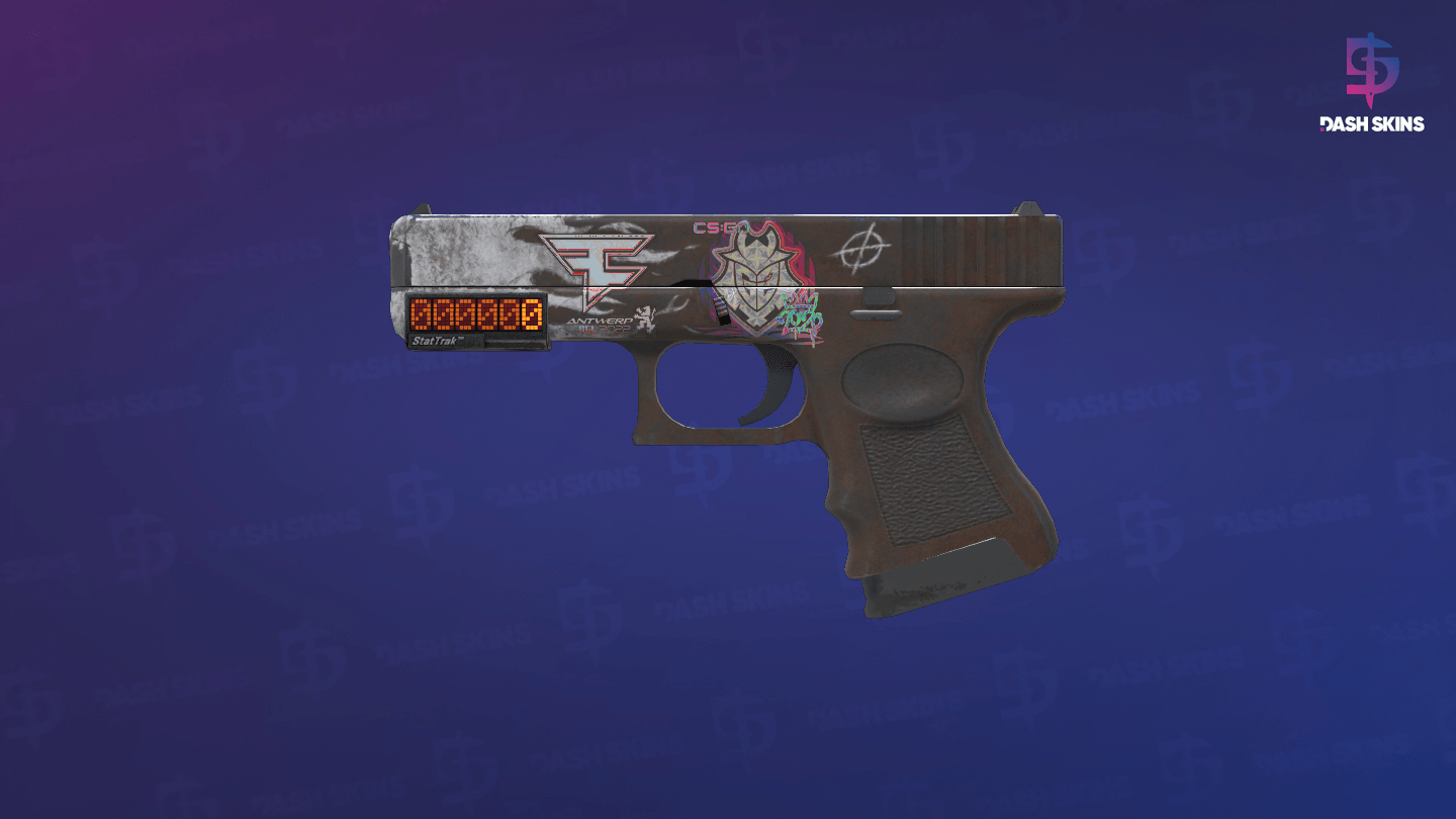 StatTrak™ Glock-18 | Oxide Blaze (Field-Tested) Screenshot Playside