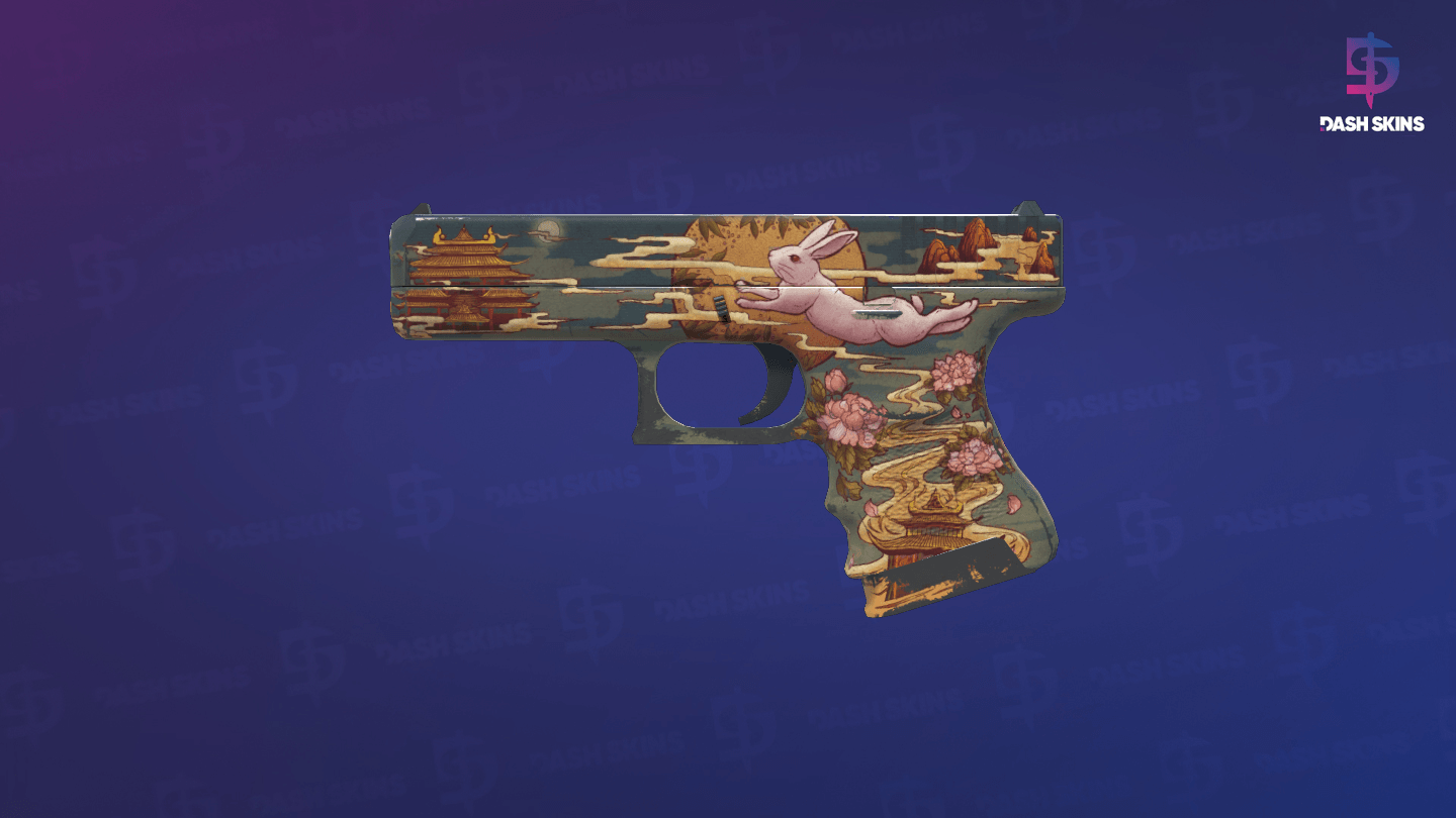 Glock-18 | Umbral Rabbit (Well-Worn) Screenshot Playside