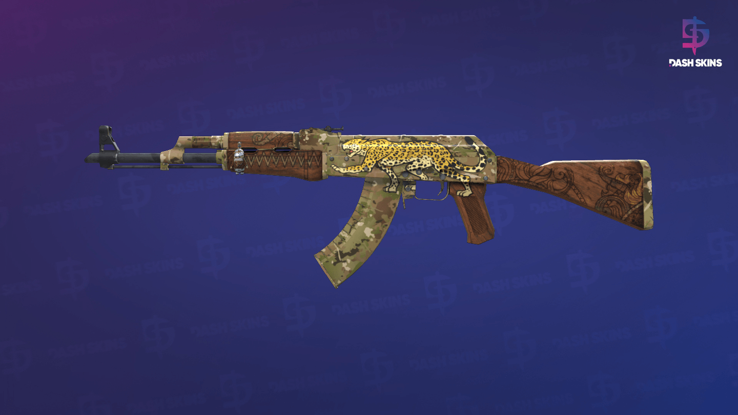 Souvenir AK-47 | Panthera onca (Minimal Wear) Screenshot Playside