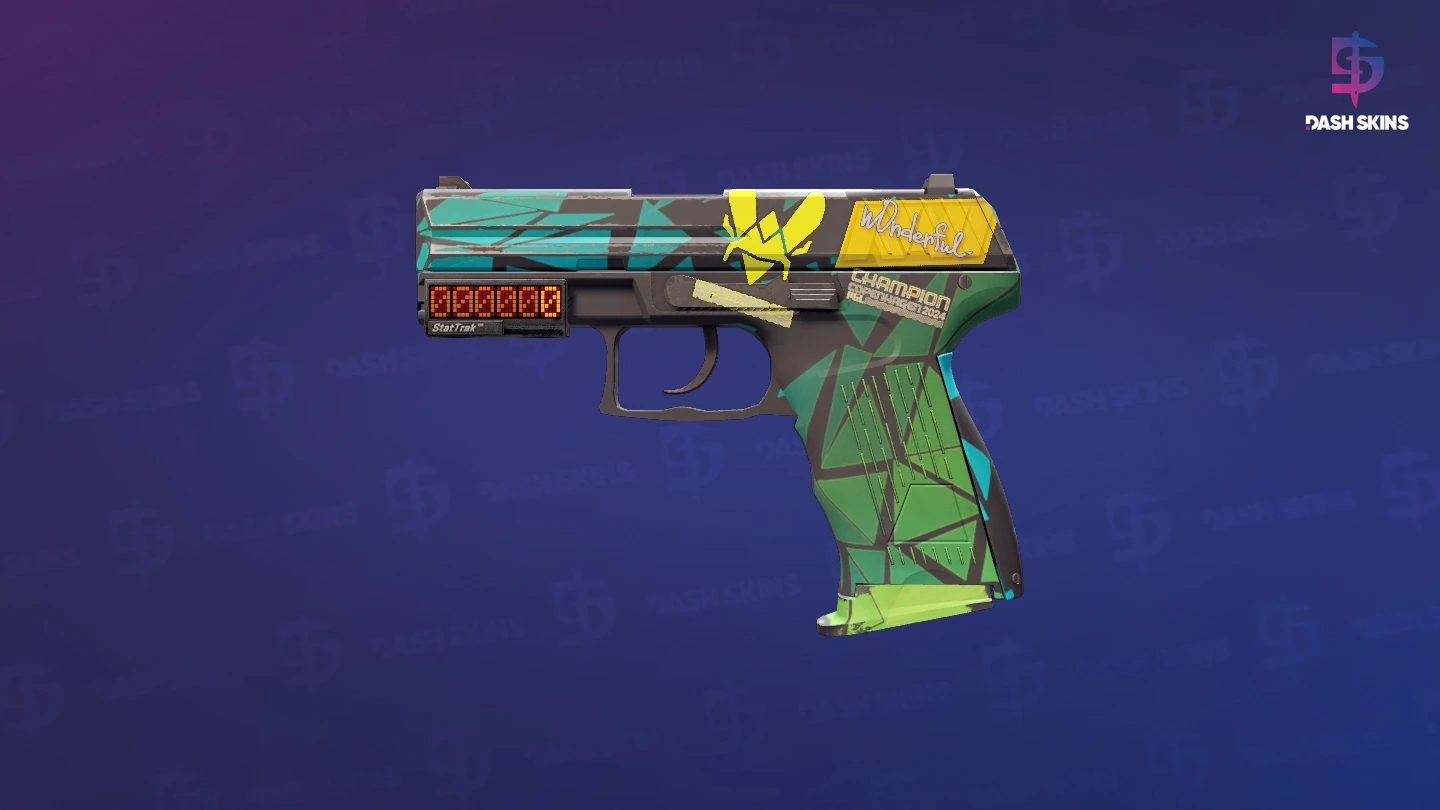 StatTrak™ P2000 | Pulse (Minimal Wear) Screenshot Playside