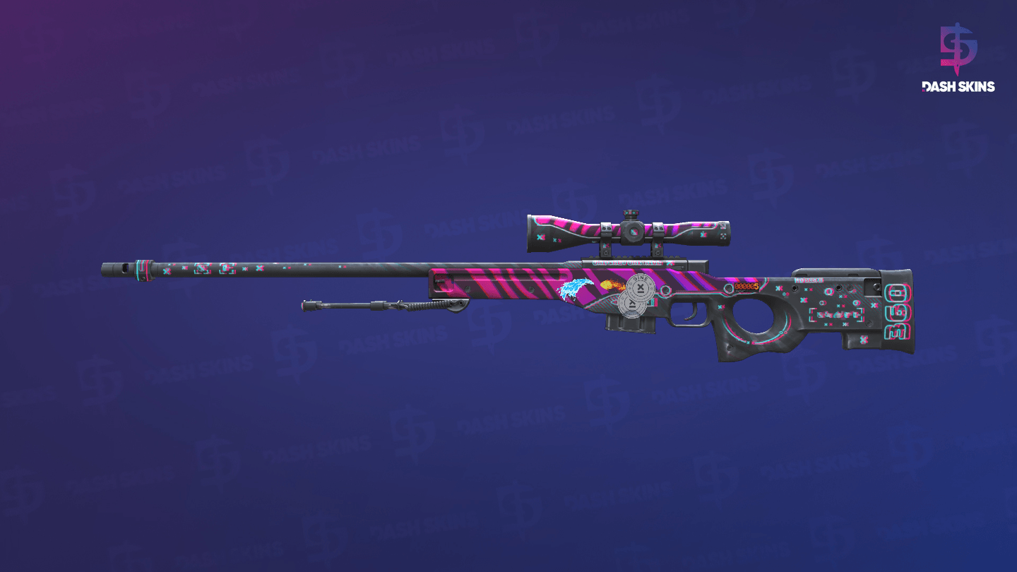 StatTrak™ AWP | Chromatic Aberration (Minimal Wear) Screenshot Playside