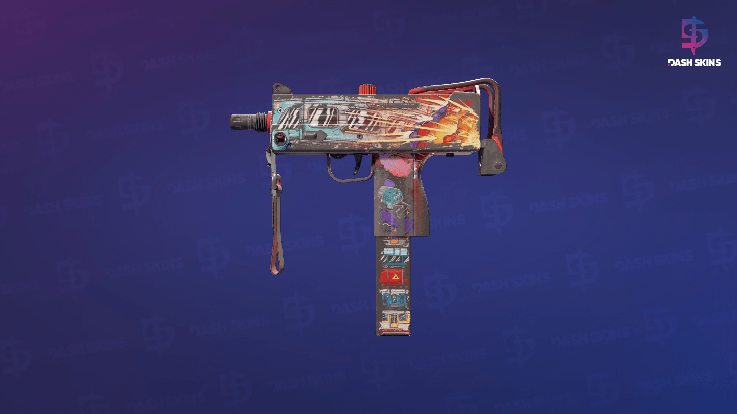 MAC-10 | Derailment (Battle-Scarred) Screenshot Playside
