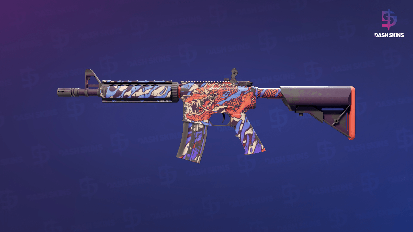 M4A4 | 龍王 (Dragon King) (Field-Tested) Screenshot Playside