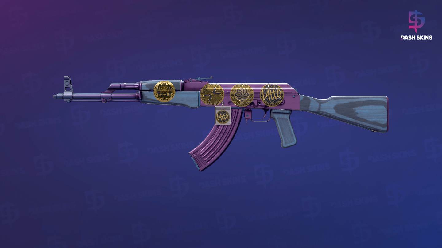 Souvenir AK-47 | Midnight Laminate (Factory New) Screenshot Playside