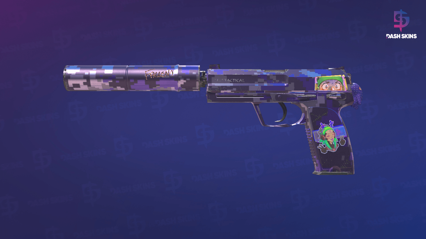 Souvenir USP-S | Purple DDPAT (Minimal Wear) Screenshot Playside