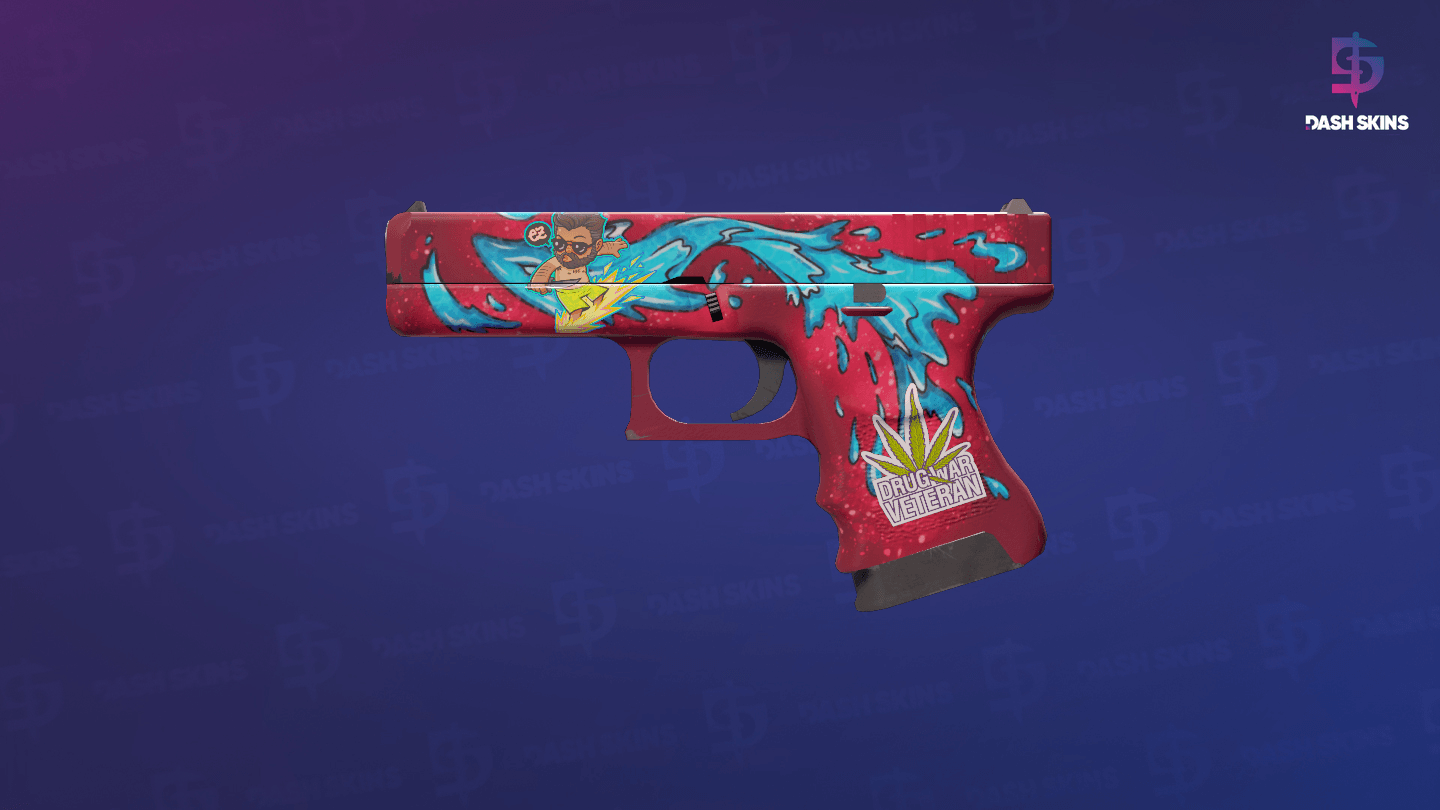 Glock-18 | Water Elemental (Factory New) Screenshot Playside