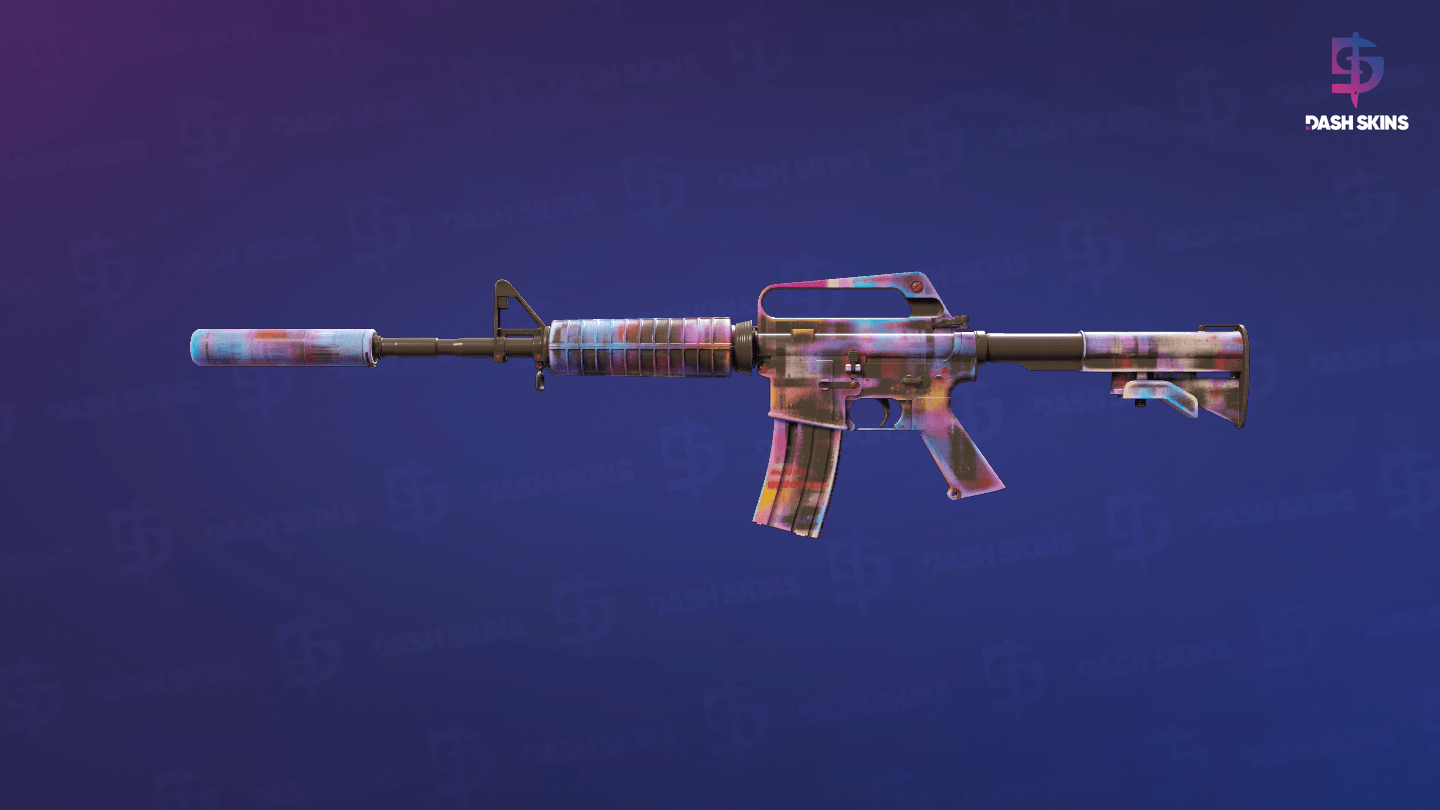 M4A1-S | Glitched Paint (Minimal Wear) Screenshot Playside