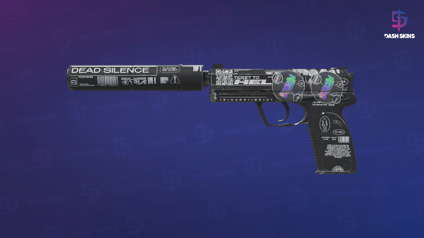 USP-S | Ticket to Hell (Field-Tested) Screenshot Playside