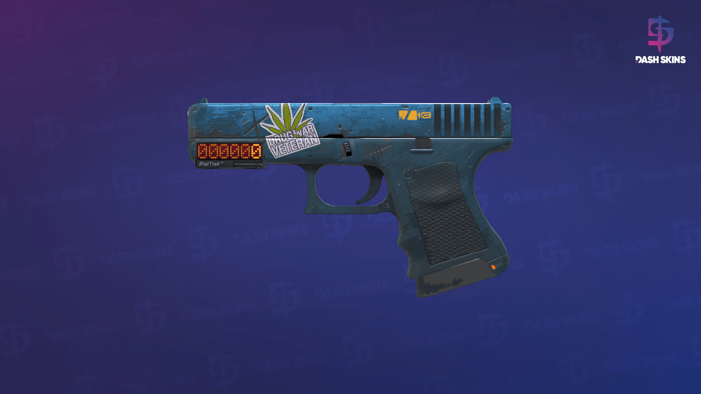 StatTrak™ Glock-18 | Off World (Well-Worn) Screenshot Playside